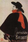 Henri de toulouse-lautrec Aristide Bruant at His Caharet oil painting picture wholesale